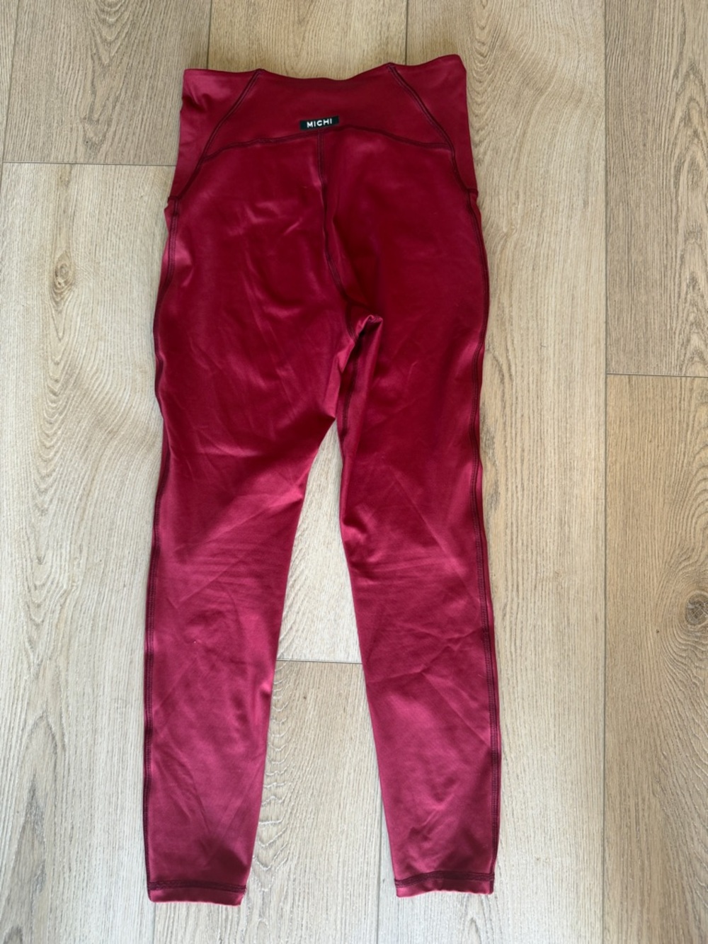 MICHI Burgundy Active Leggings